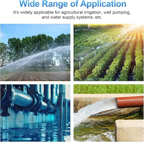 Miniatura 6 de Bombas de agua solares de 750W DC 48V, controlador MPPT de 16A con bomba sumergible solar de 3 pulgadas, bomba de pozo profundo inoxidable para