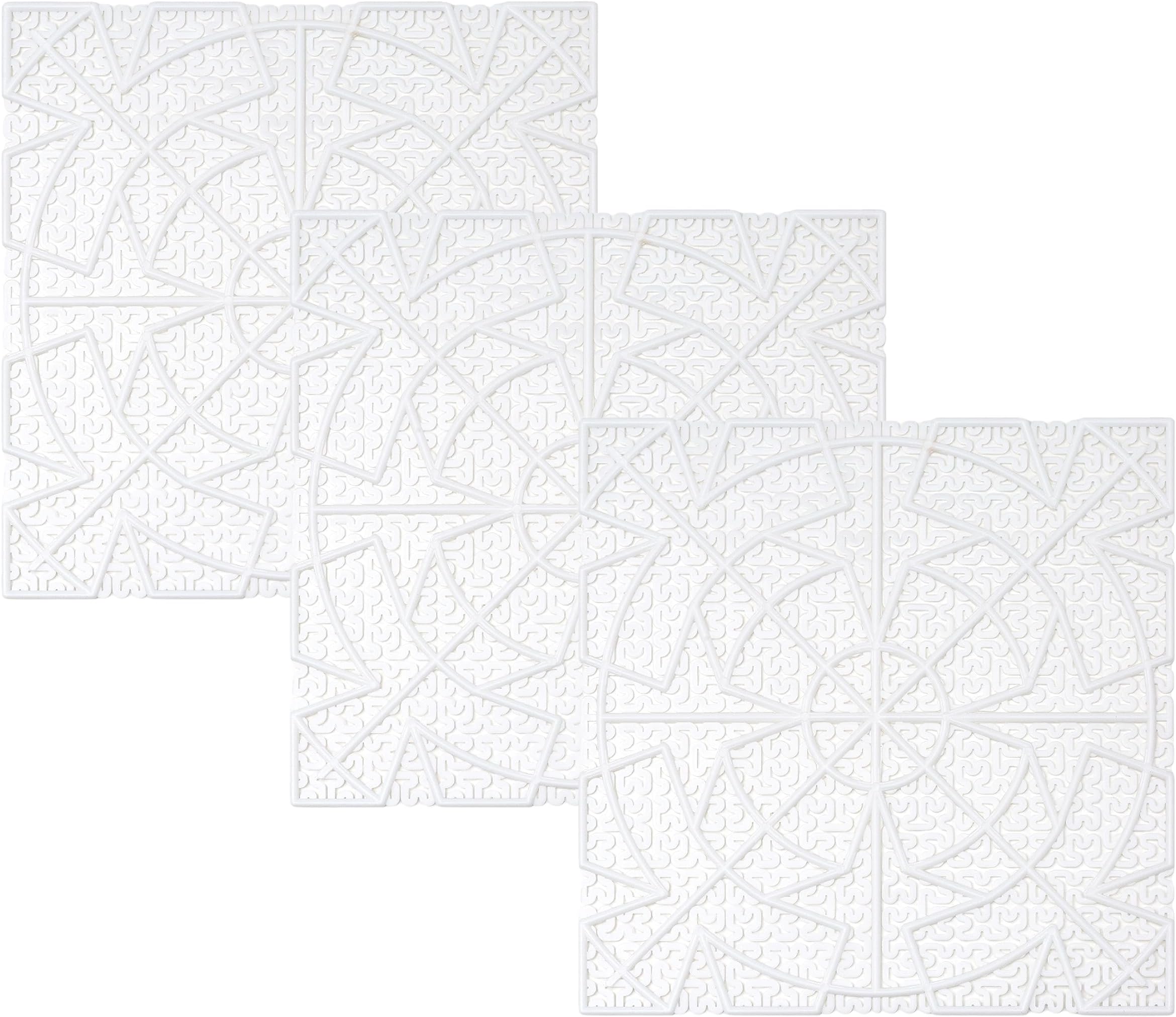 Cheese Draining & Ripening Mat - Plastic Cheese Ripening Mesh (7.87x7.87 Inches) - Cheese Plastic Drying Mats, 3 Pcs