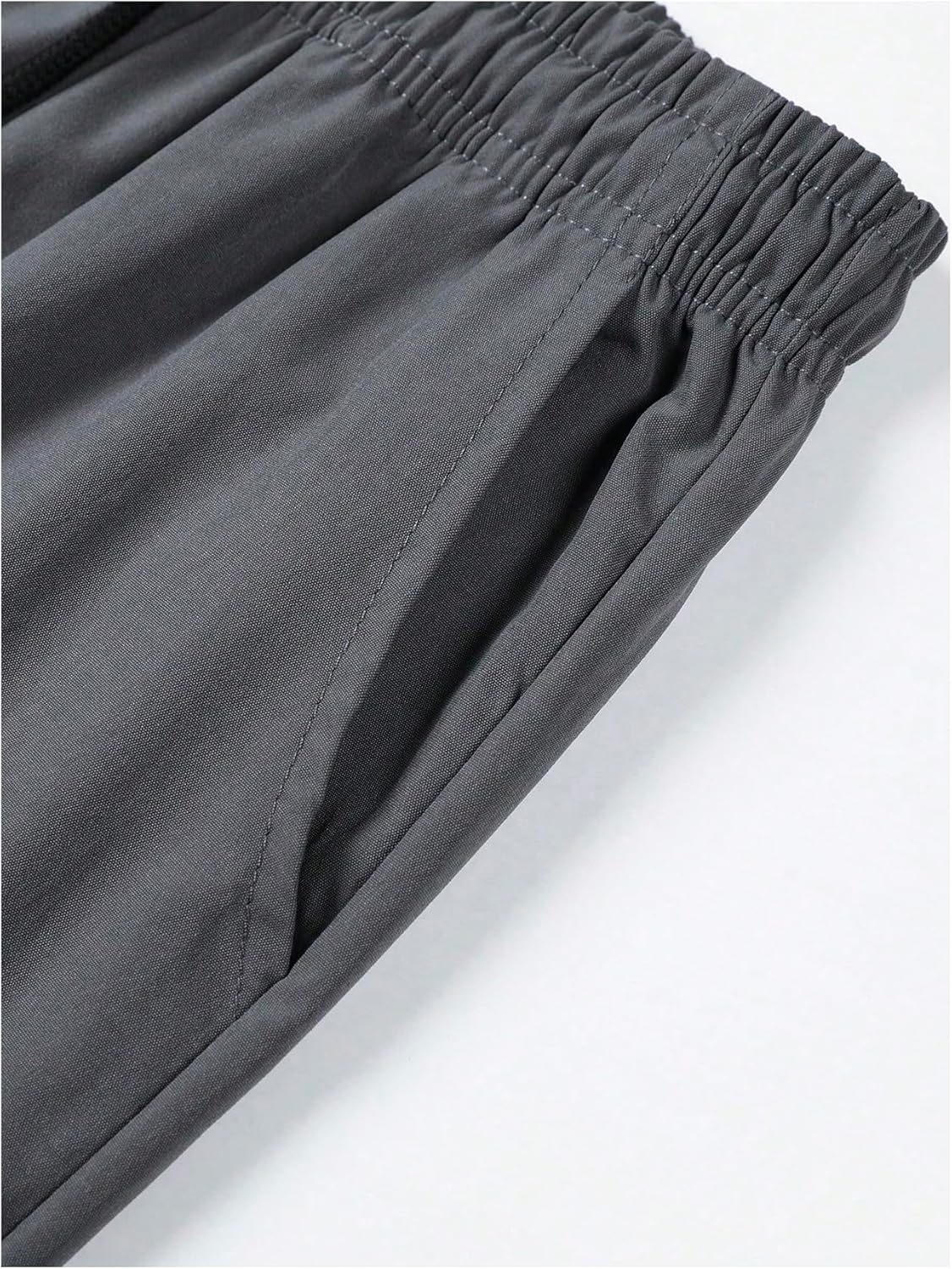 GORGLITTER Boy's Cargo Pants 2 Piece Elastic Waist Hiking Pants Joggers with Pockets - Image 4