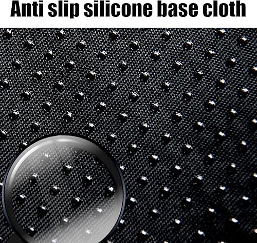 Miniatura 7 de Dewkou Paquete de 1 almohadilla para reposabrazos de automóvil, funda de cuero de espuma viscoelástica para consola central de automóvil, cojín