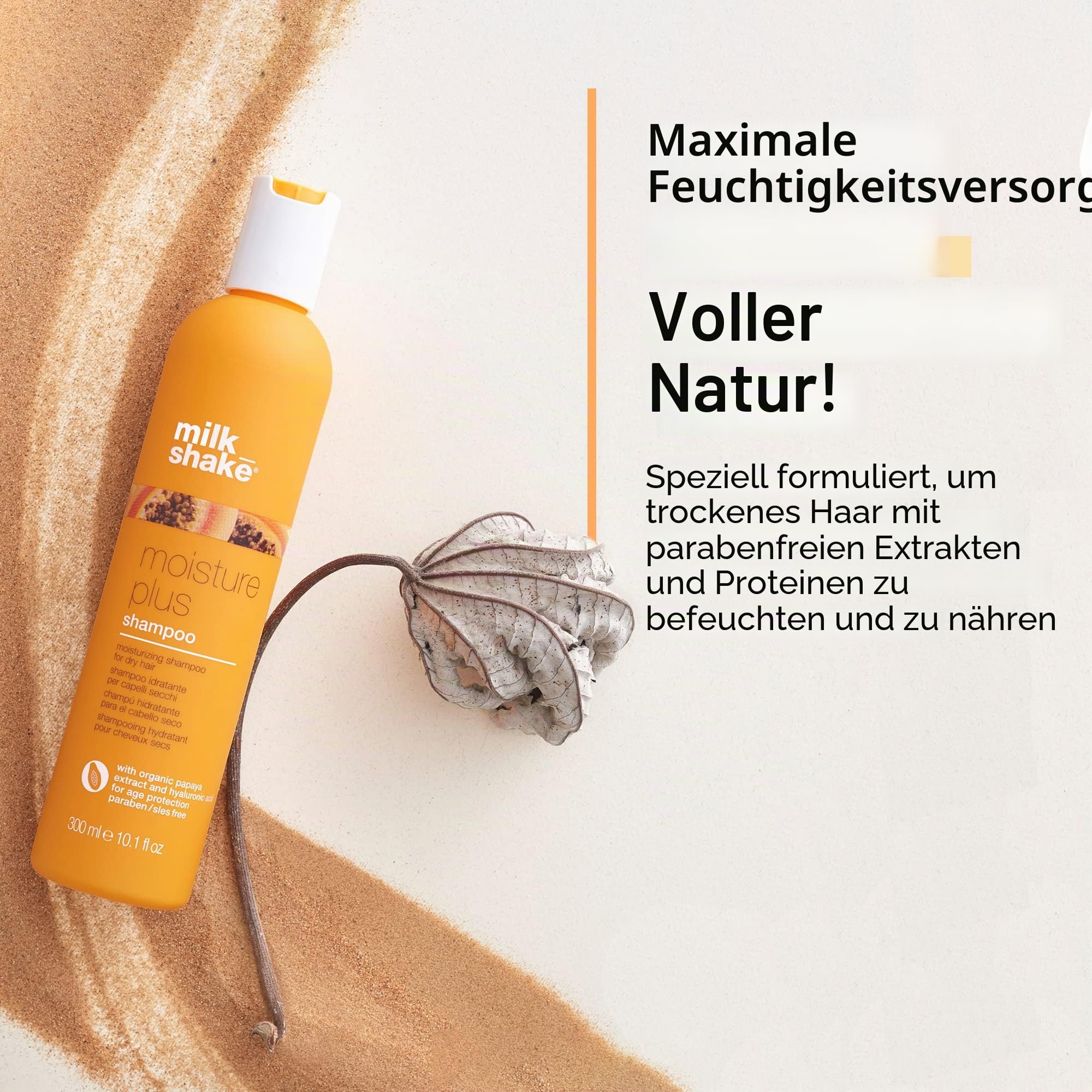milk_shake Moisture Plus Shampoo, 1000 ml, Papaya