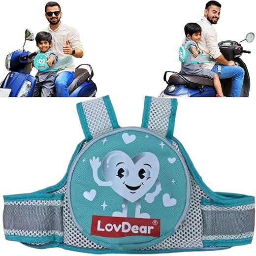 LovDear Kids Safety Belt with Storage Bag Green