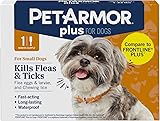 PetArmor Plus Flea and Tick Prevention for Dogs, Dog Flea and Tick Treatment, 1 Dose, Waterproof Topical, Fast Acting, Small Dogs (5-22 lbs) 5-22 lbs 1 Count