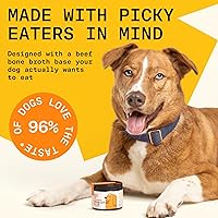 Vista 5 de Pawgress Probiotic Plus Powder - Multivitamínico para perros - Suplemento con fibra, probióticos, prebióticos, postbióticos y más - 30 cucharadas