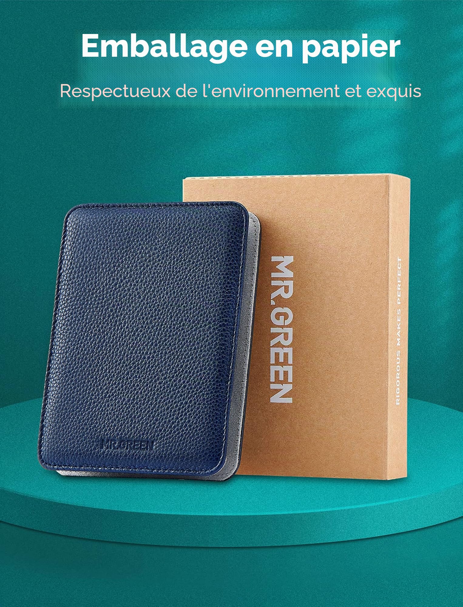 MR.GREEN Kit de manucure et pédicure 9 en 1, coupe-ongles en acier inoxydable allemand, anti-éclaboussures, coupe-ongles très résistant, outils professionnels de soins des ongles avec étui en cuir