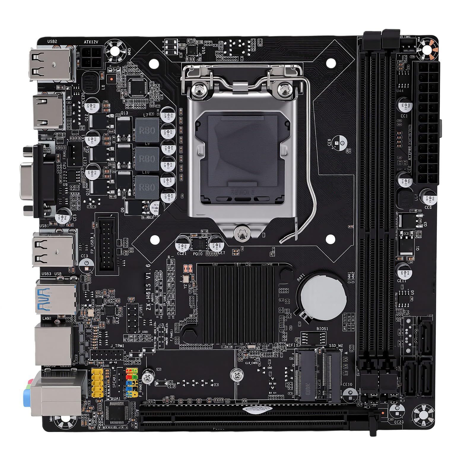 Tangxi B75S Gaming-Motherboard LGA 1155, ITX DDR3 mit M.2 NVMe-Unterstützung
