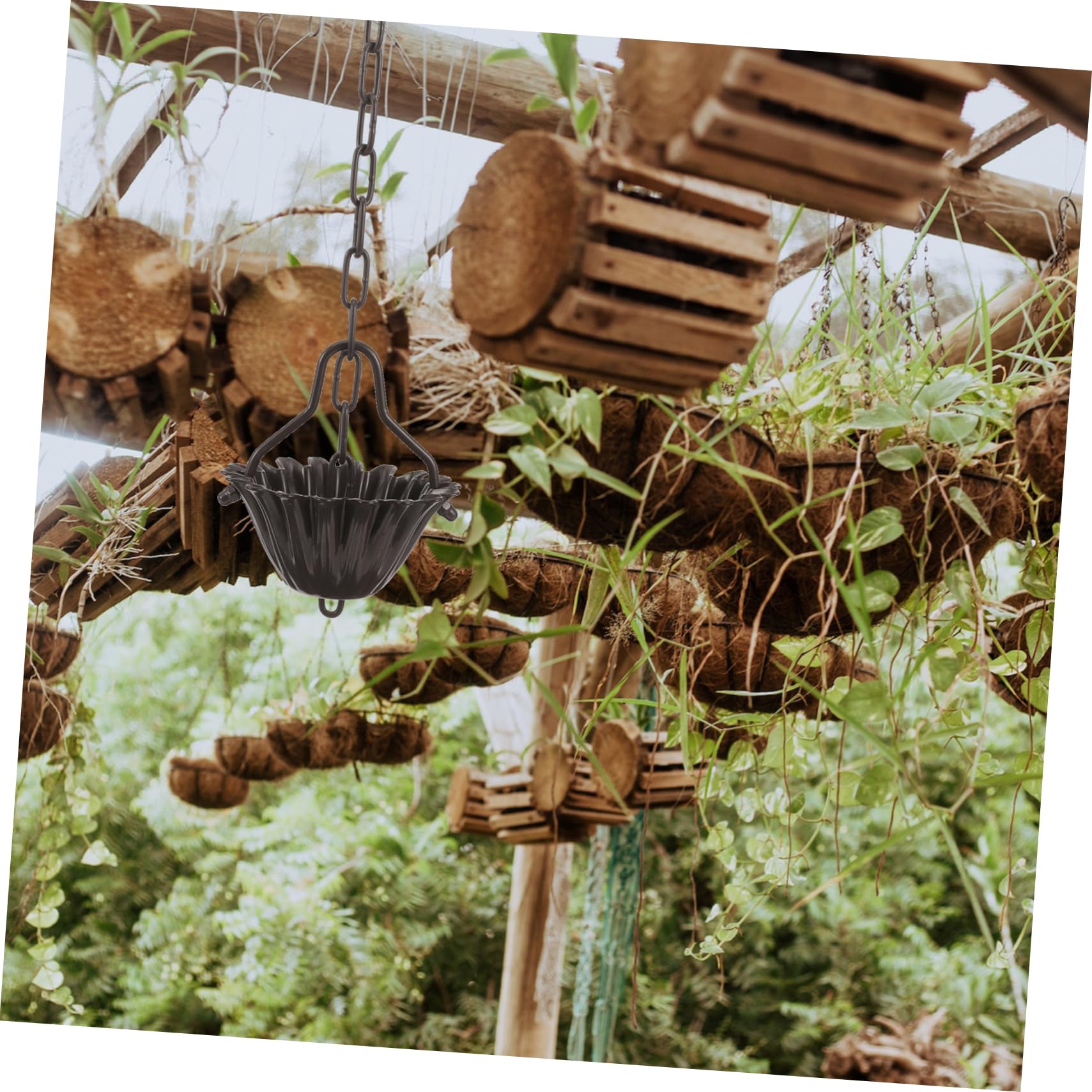 Catena Per Pioggia Da Giardino In Lega Di Alluminio – Lunga 100 Cm, Antiruggine, Decorativa Per Grondaie E Balconi
