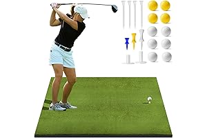 Premium 5x4ft Golf Hitting Mat: Upgrade Your Golf Game with Realistic Turf