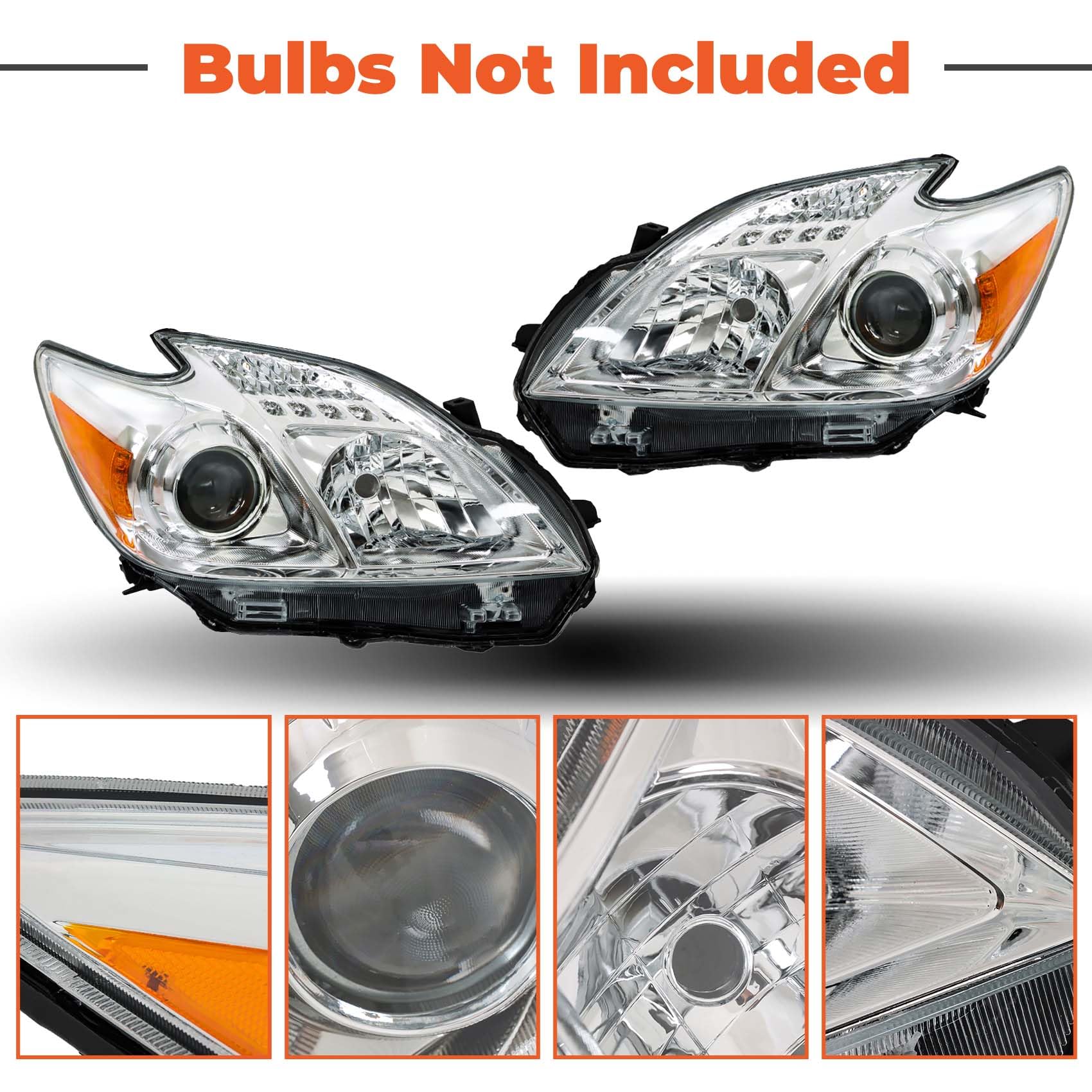 Amazon.com: labwork Headlight Assembly Replacement for Prius 2012