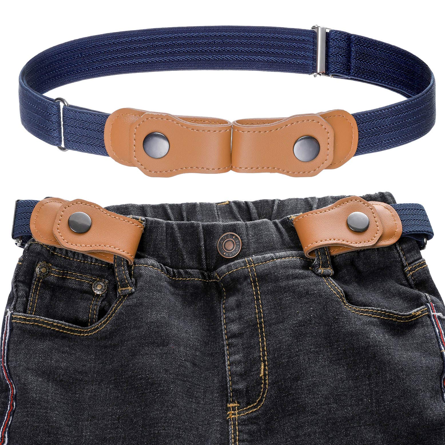 Cintura Elastica Senza Fibbia Per Bambini, Regolabile E