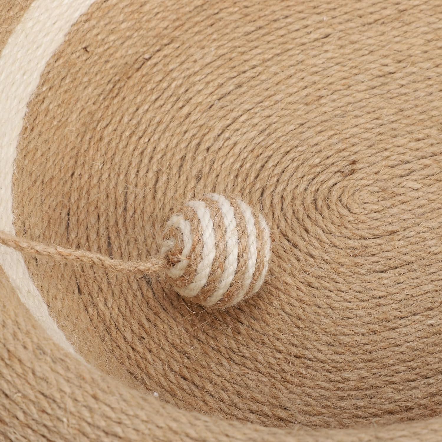 TOPINCN Oval Cat Scratch Pad Bowl Cat Scratching Board for Indoor Oval Scratch Pad Scratching Lounge Bed Round Bowl with Toy Balls for Cats Kitten Puppy