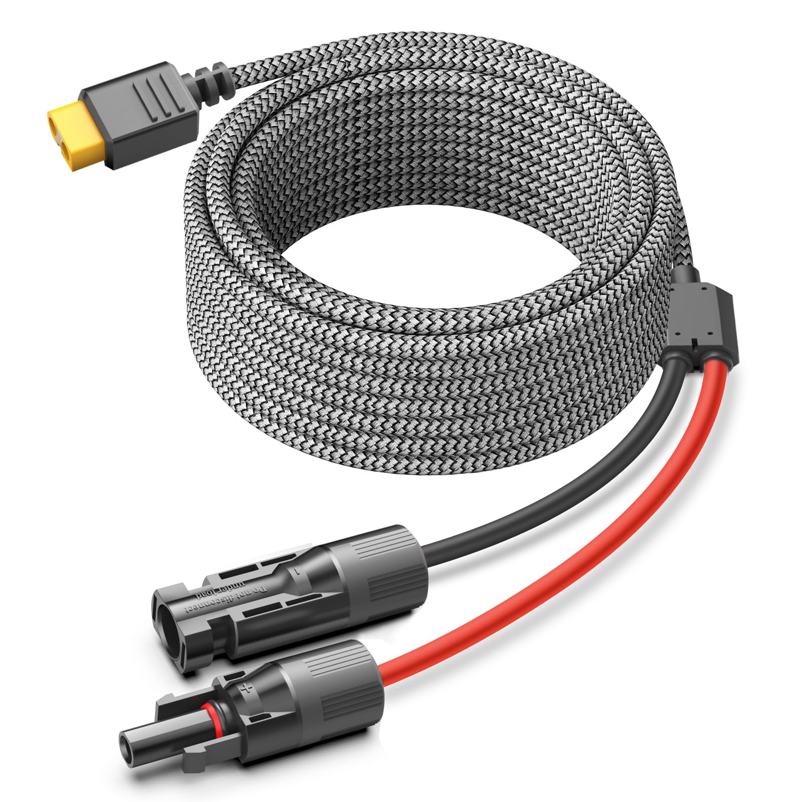 IHaospace XT60i - Cavo Di Ricarica Da Spina A Energia Solare, 3 M/5 M, 12 AWG XT60i, Prolunga Per Ecoflow River And Delta Series Bluetti, Anker Solix Power Station Solar Panel (3