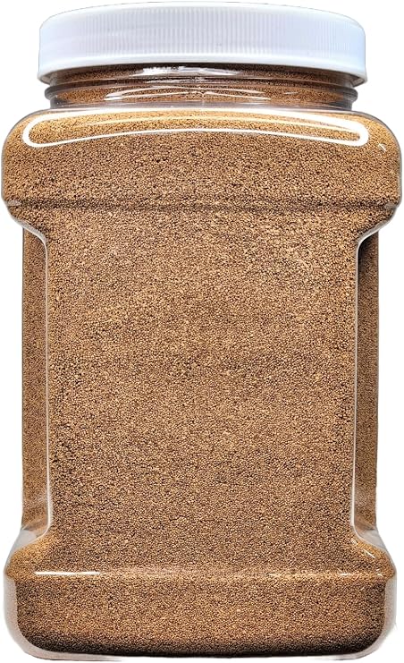 Golden Pearls 300-500 Micron Size New Fry, uveniles of Shrimp, Axolotls, Discus, Cichlids, Catfish, Tetras, Angel Fish, Guppies, Bettas, Goldfish, Corals, Reefs ...10oz Small Jar