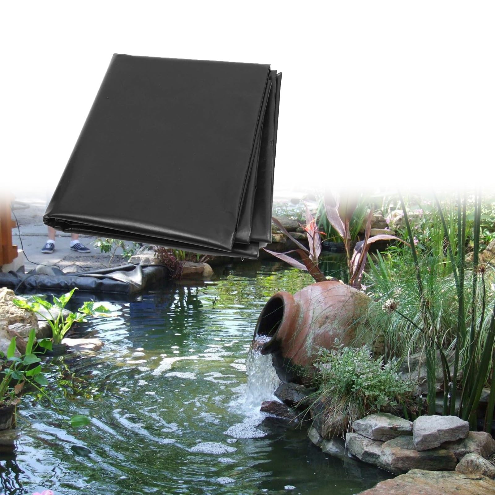 人工池用防水シート HDPE製 プールライナー 漏れ防止 庭の池 プール 株式会社錦魚のタンクシート Amazon.co.jp: 池用防水シート 0.12mm厚 (幅1~15m×長1~15m) プール