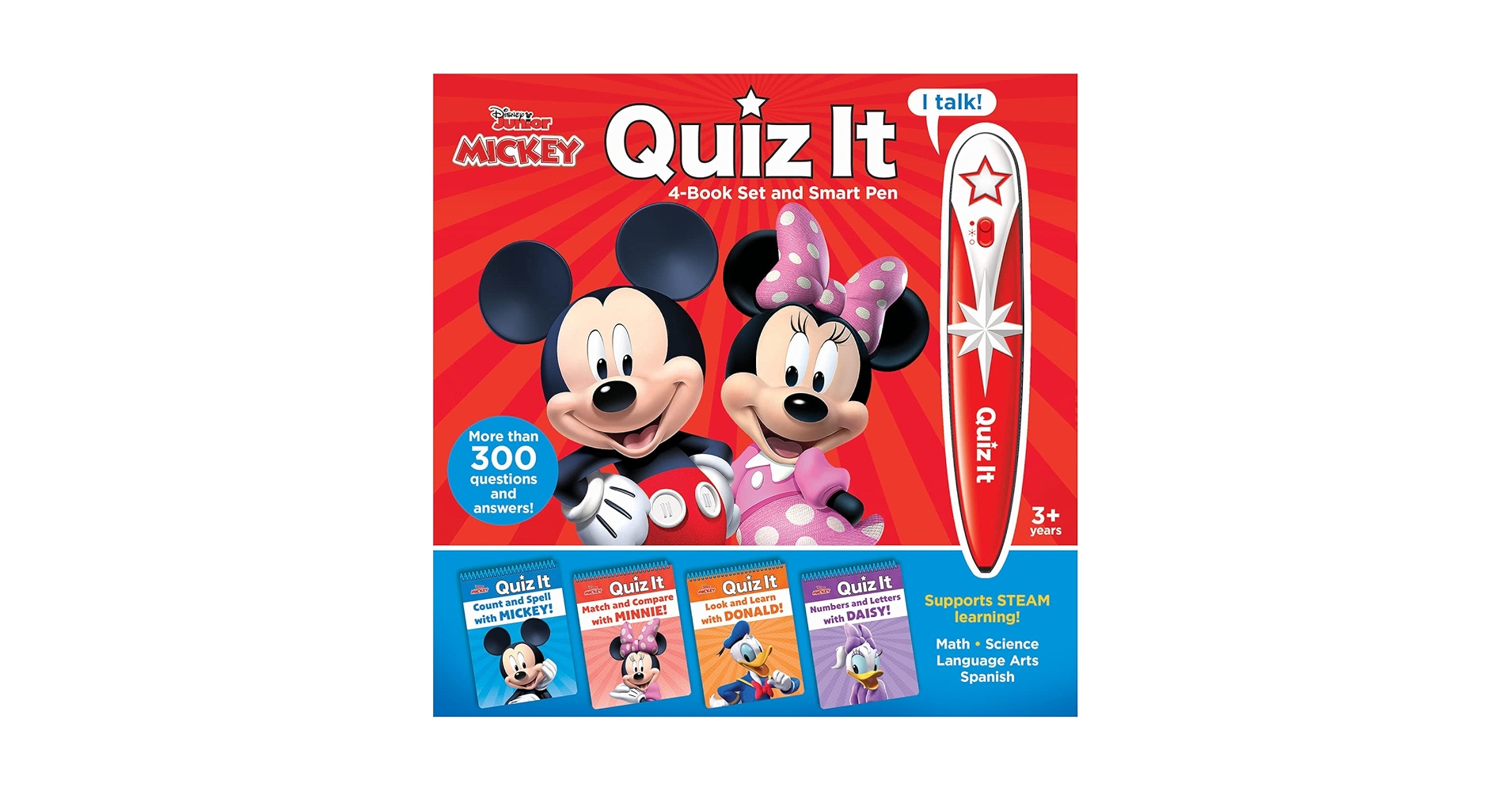 クイズイットペンセット MickeyMouse3冊とその他4冊の7冊セット販売 Amazon.com: Disney Mickey Mouse and Minnnie Mouse – Quiz it