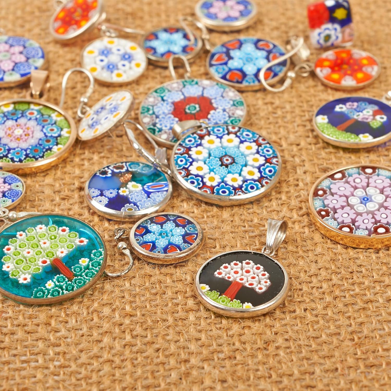 uxcell Round Pendant Blank Tray, 20Pcs 30mm - Stainless Steel Cabochons Setting Blank Base for DIY Crafting and Jewelry Making (Silver) - Image 6