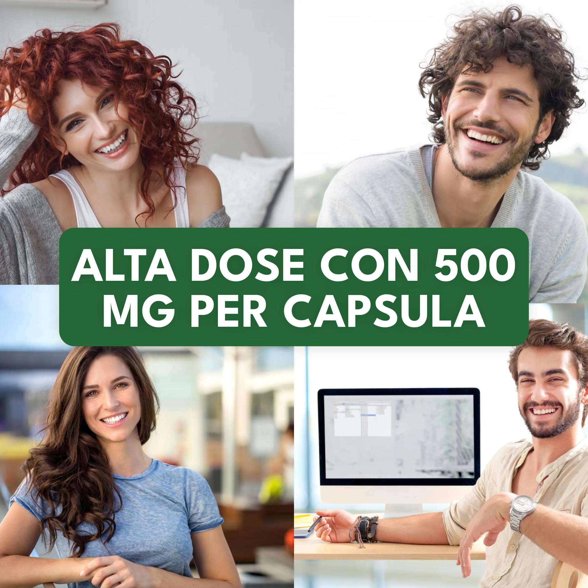 Trans Resveratrolo 500 mg - 120 capsule - Purezza: >98% Trans-Resveratrolo - Prodotto in Germania - 100% vegano e senza additivi - Scorta per 4 mesi - Green Naturals®