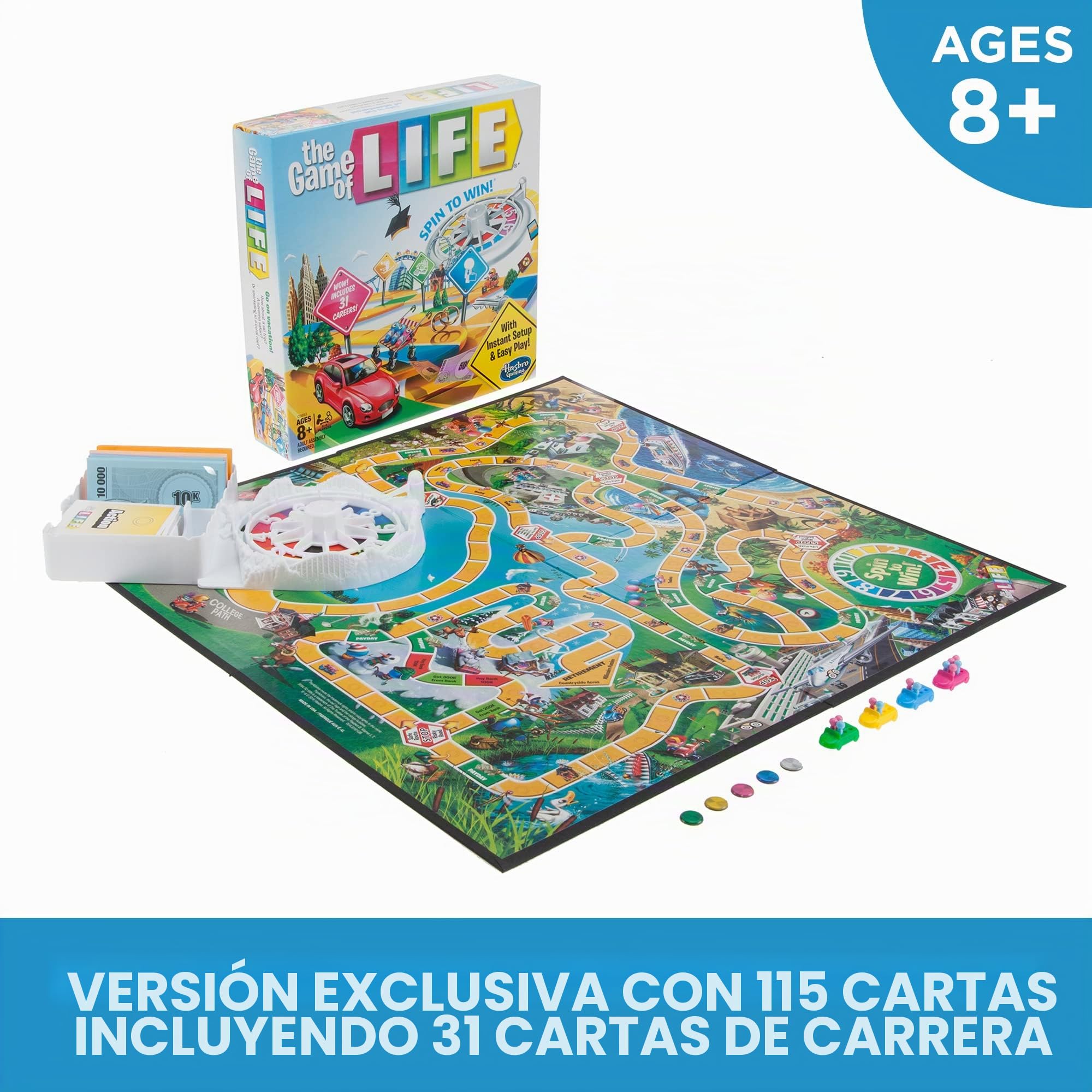 Hasbro Gaming C3893 Game of Life (Exclusivo de Amazon), edición Limitada