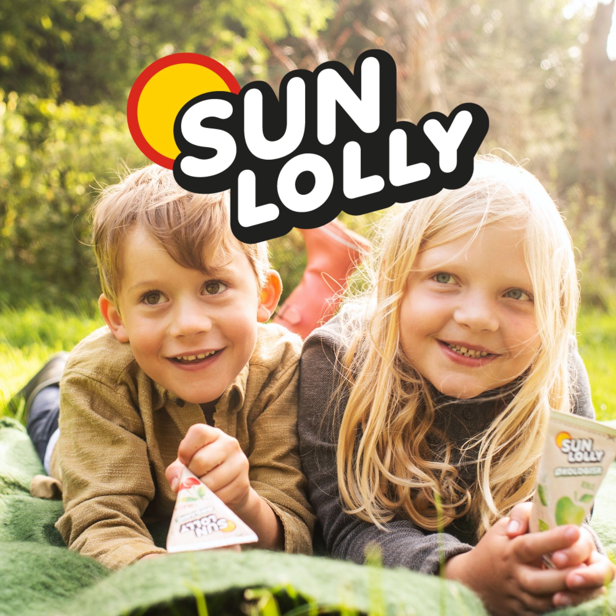 Sun Lolly Helados de agua Fresa 8 piezas 480 ml Sin lactosa Sin gluten