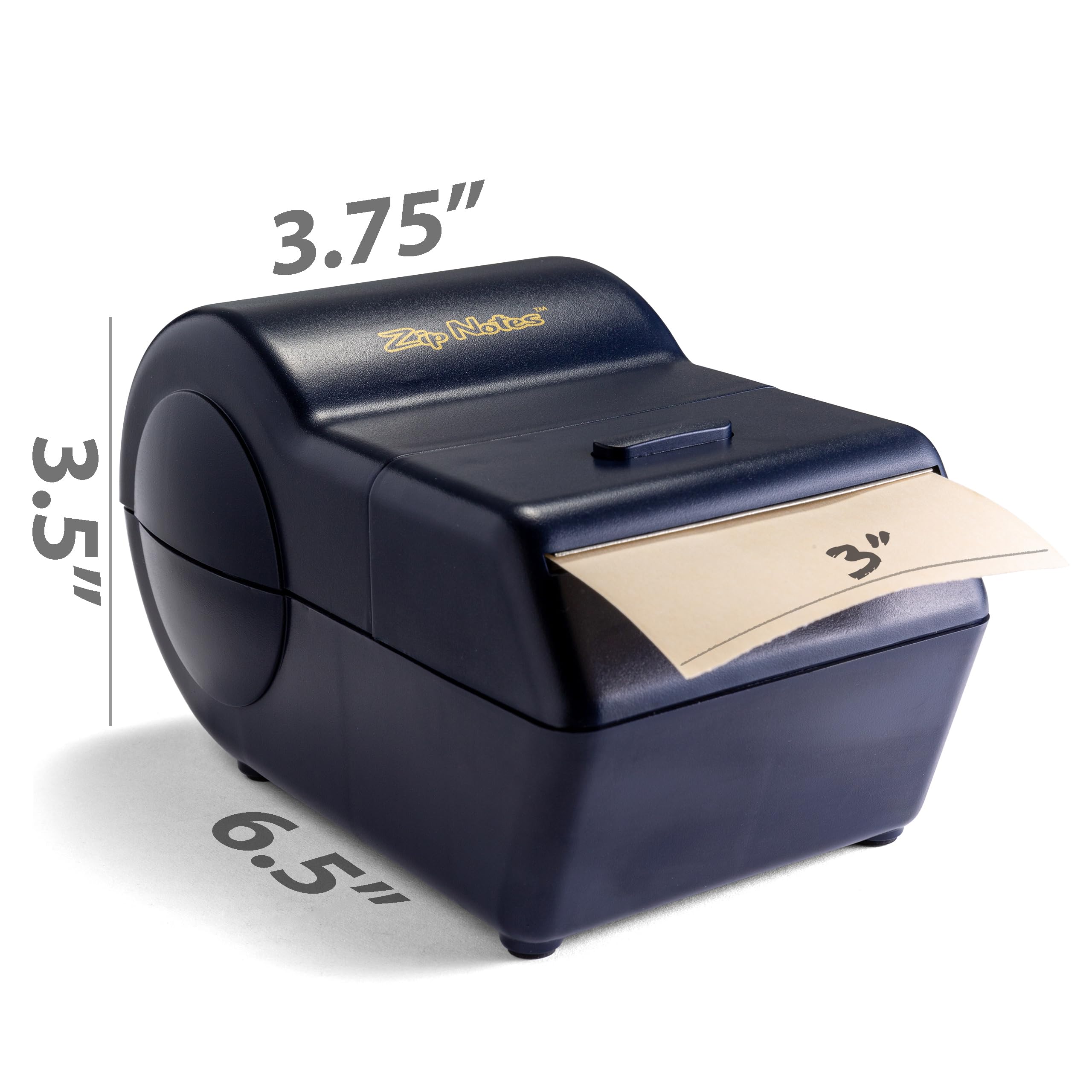 Administrator Dispensador y soporte de notas adhesivas, azul oscuro, alta capacidad, uso escolar, oficina y hogar, 4.1 pulgadas de ancho x 3.6 pulgadas de profundidad x 6.5 pulgadas de alto