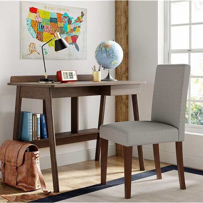 Buy Finch Darren Home Office Drawer Mid Century Accent Desk, 43 Inch