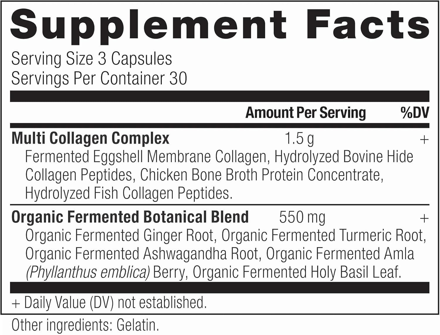 Collagen Peptides Pills by Ancient Nutrition, Hydrolyzed Multi Collagen Supplement, Types I, II, II, V & X, Supports Healthy Skin and Nails, Gut Health and Joints, 90 Capsules : Health & Household