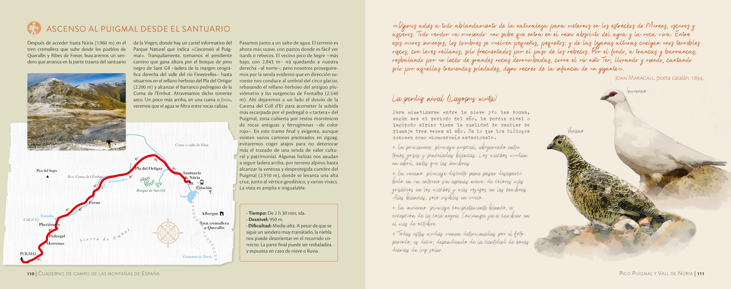 Cuaderno de campo de las montañas de España (Guías Singulares)