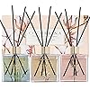 COCORRÍNA Reed Diffuser Set of 3-3 Pack/ 3.04 Fl.oz Diffuser with 24 Sticks Cashmere Vanilla/Sandalwood Rose/Clean Linen Reed Diffuser for Home Bathroom Office Decor