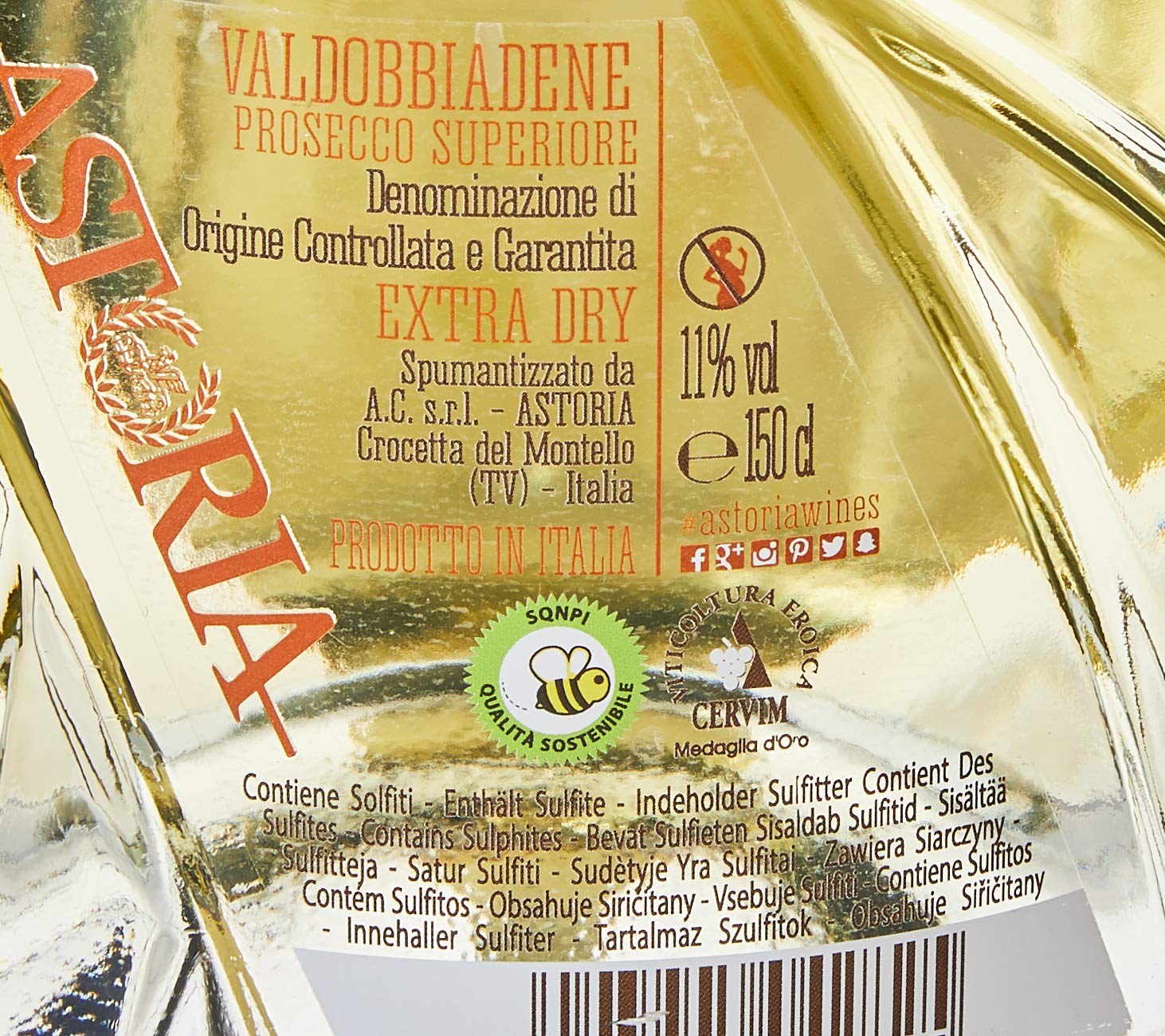 Astoria Valdobbiadene Prosecco DOCG "Corderie" Spumante - 1.5 L