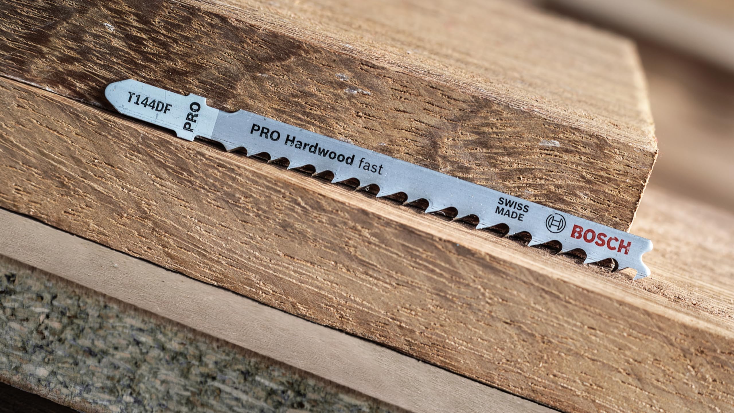 Bosch Professional 25 x Lame per seghetto alternativo T 144 DF Speed for Hard Wood (per Legno duro, straight cut, accessorio Seghetto alternativo)