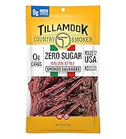 Vista 9 de Tillamook Country Smoker - Salchichas ahumadas aptas para dietas cetogénicas, sin azúcar, sabor jalapeño picante, 10 onzas