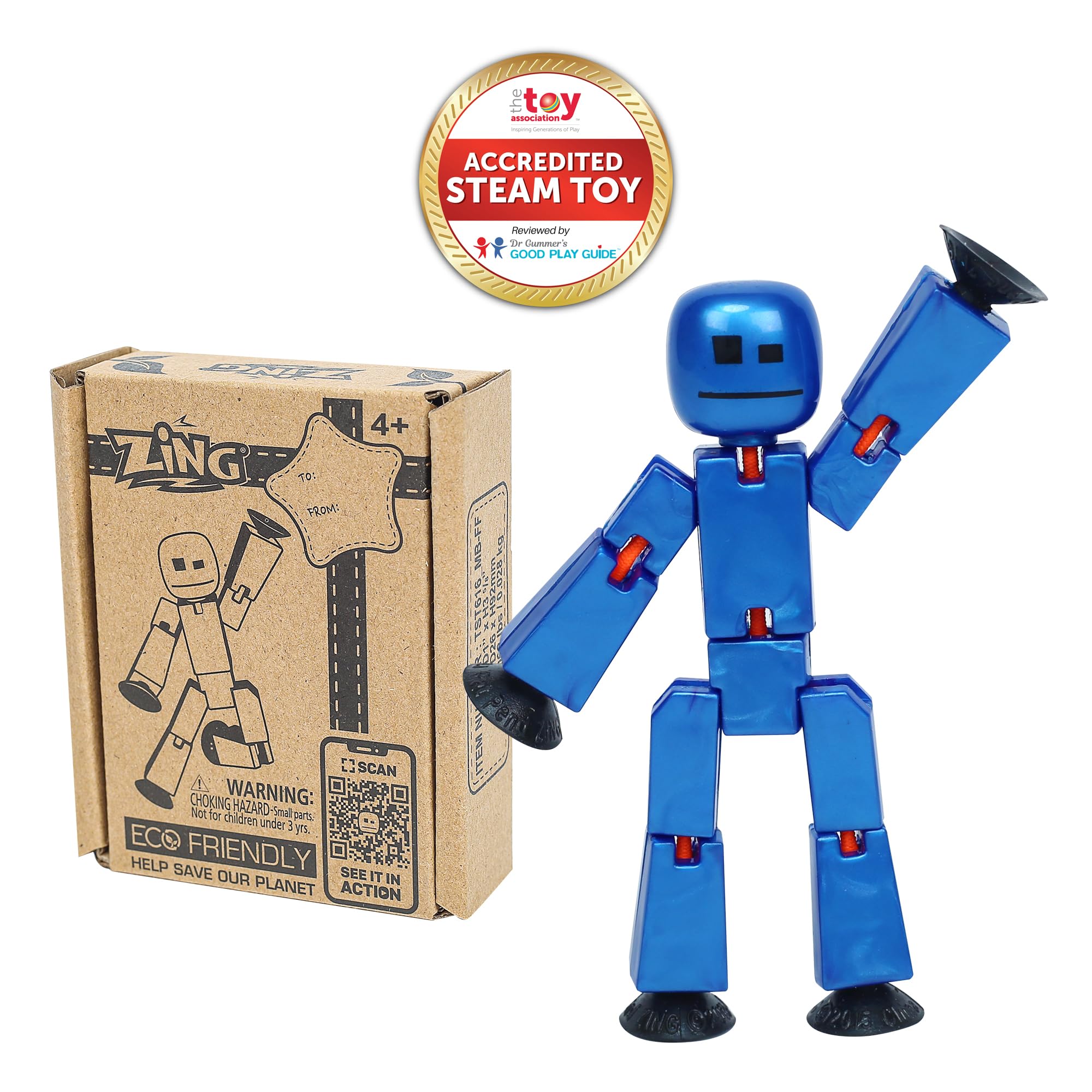 Zing StikBot Single Pack - Includes 1 StikBot - Collectible