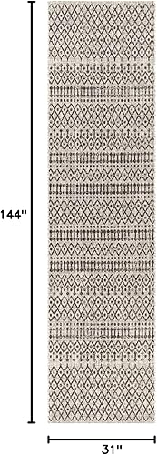 Vista 34 de Livabliss Hinata - Alfombra marroquí para exteriores, 12 x 15 pies, color negro
