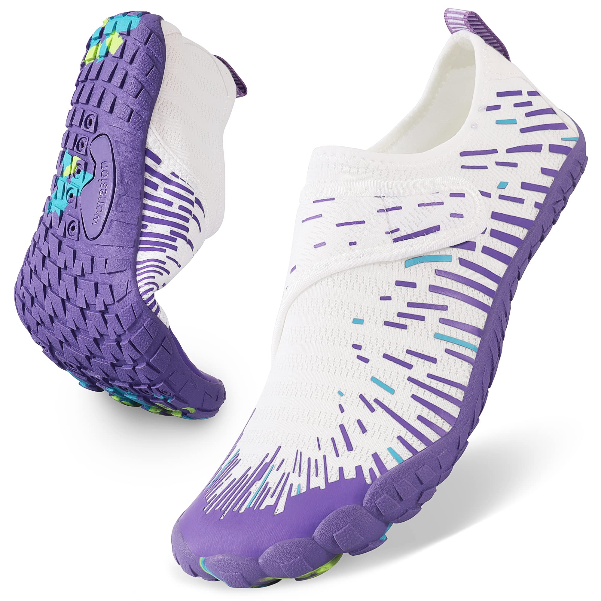 Men Women Water Sports Shoes Slip-on Quick Dry Aqua Swim Shoes for Pool Beach Surf Walking Water Park