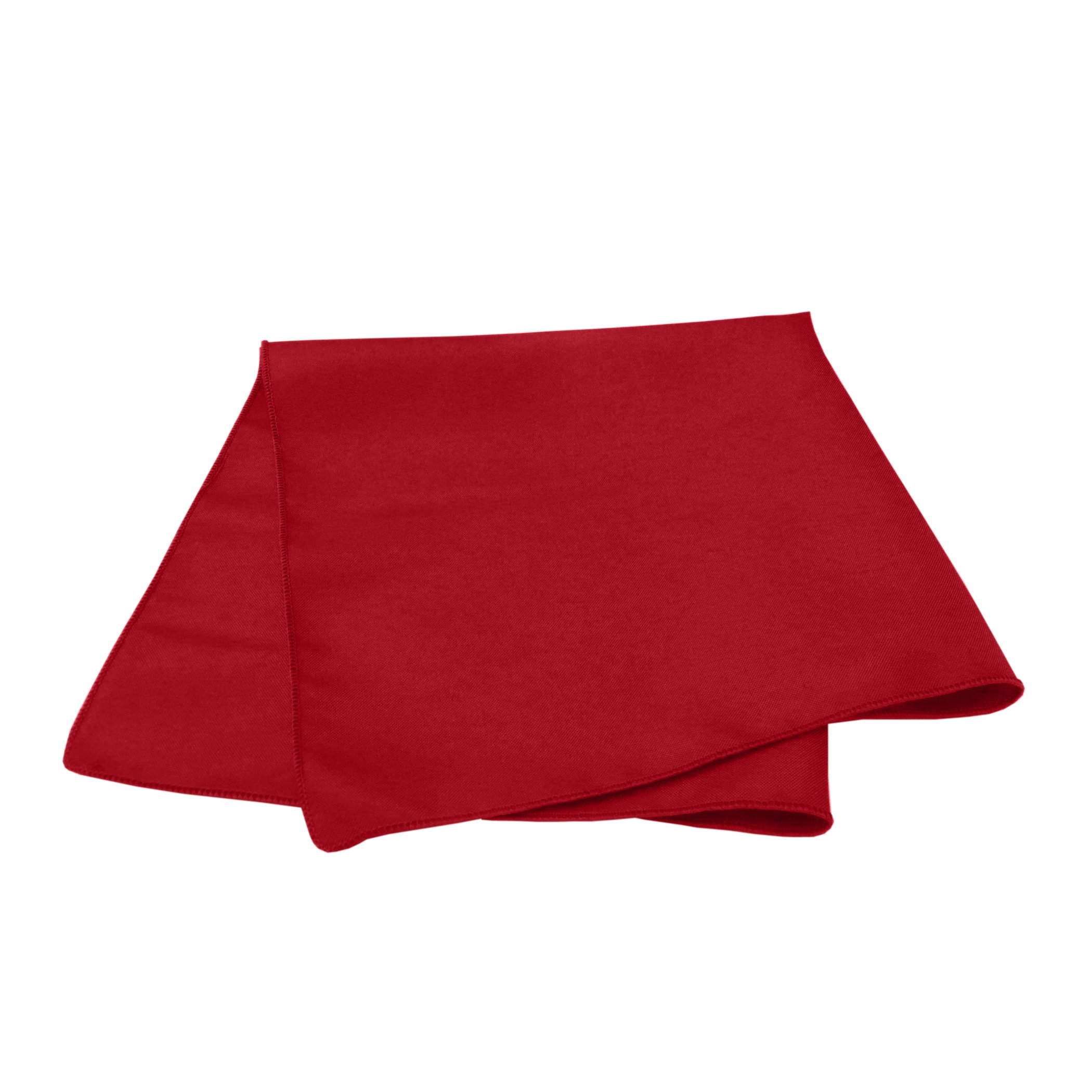 Ultimate Textile 10 docenas de servilletas de tela de poliéster de 17 x 17 pulgadas, color rojo festivo
