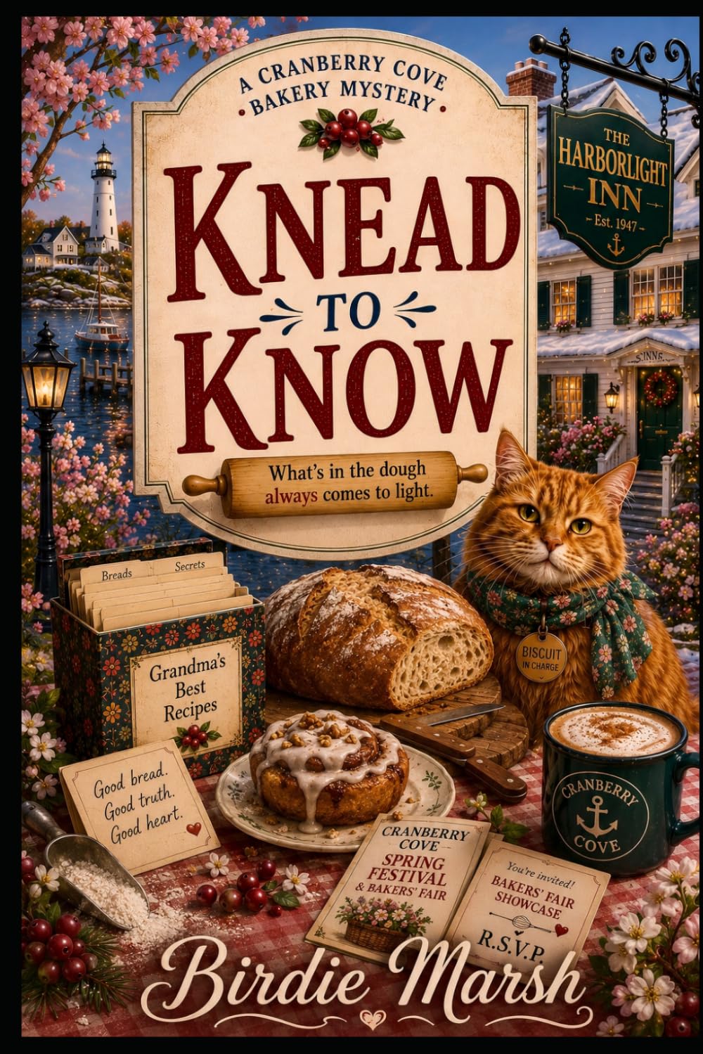 Knead to Know: A Cranberry Cove Cozy Mystery with Recipes (Cranberry Cove Bakery Mysteries)