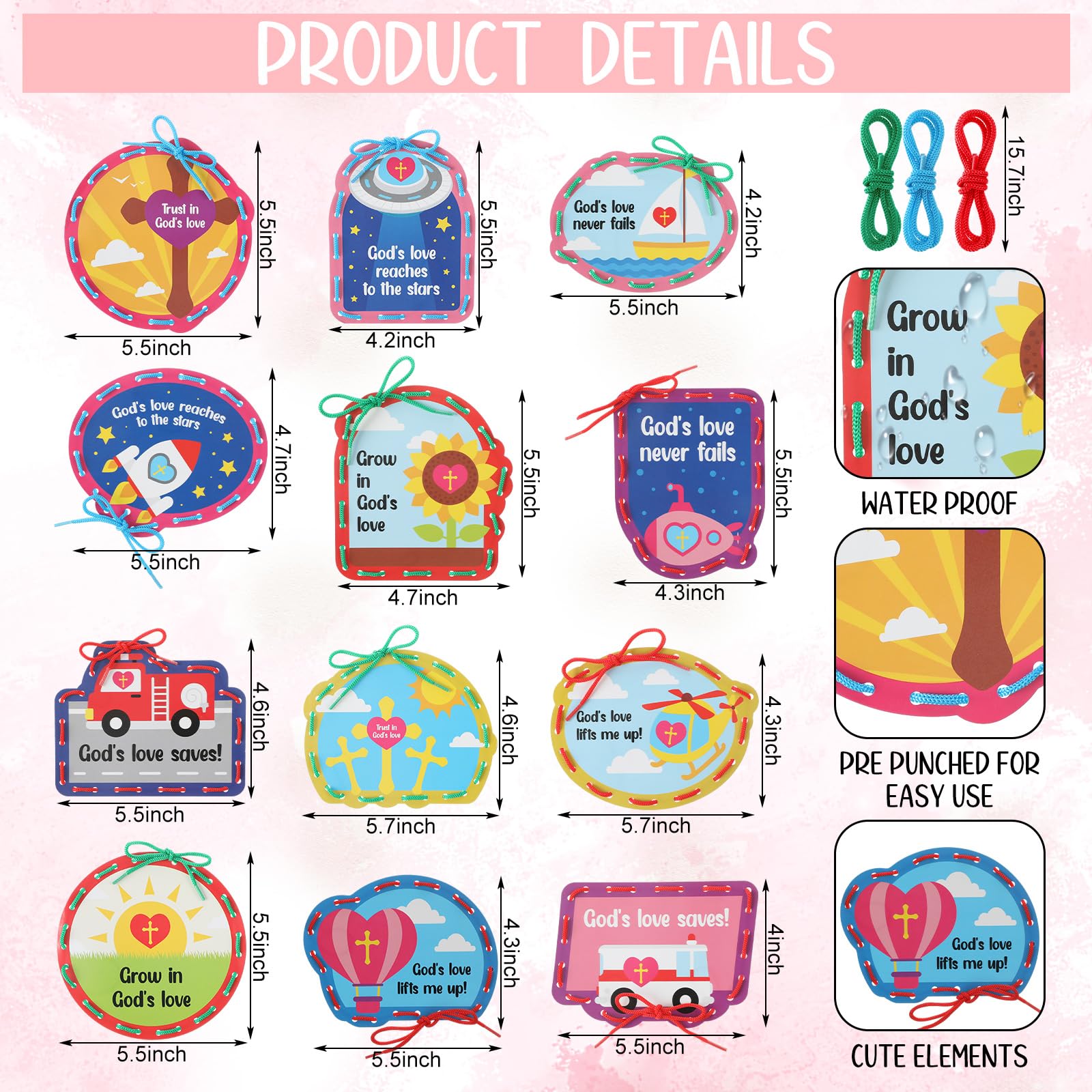 amazon-com-skyygemm-36-pcs-religious-lacing-cards-cutouts-god-s-love-cards-religious-sewing-cards-kits-for-preschoolers-with-3-colorful-laces-for-sunday-school-favors-12-styles-colorful-lively-style-toys-games