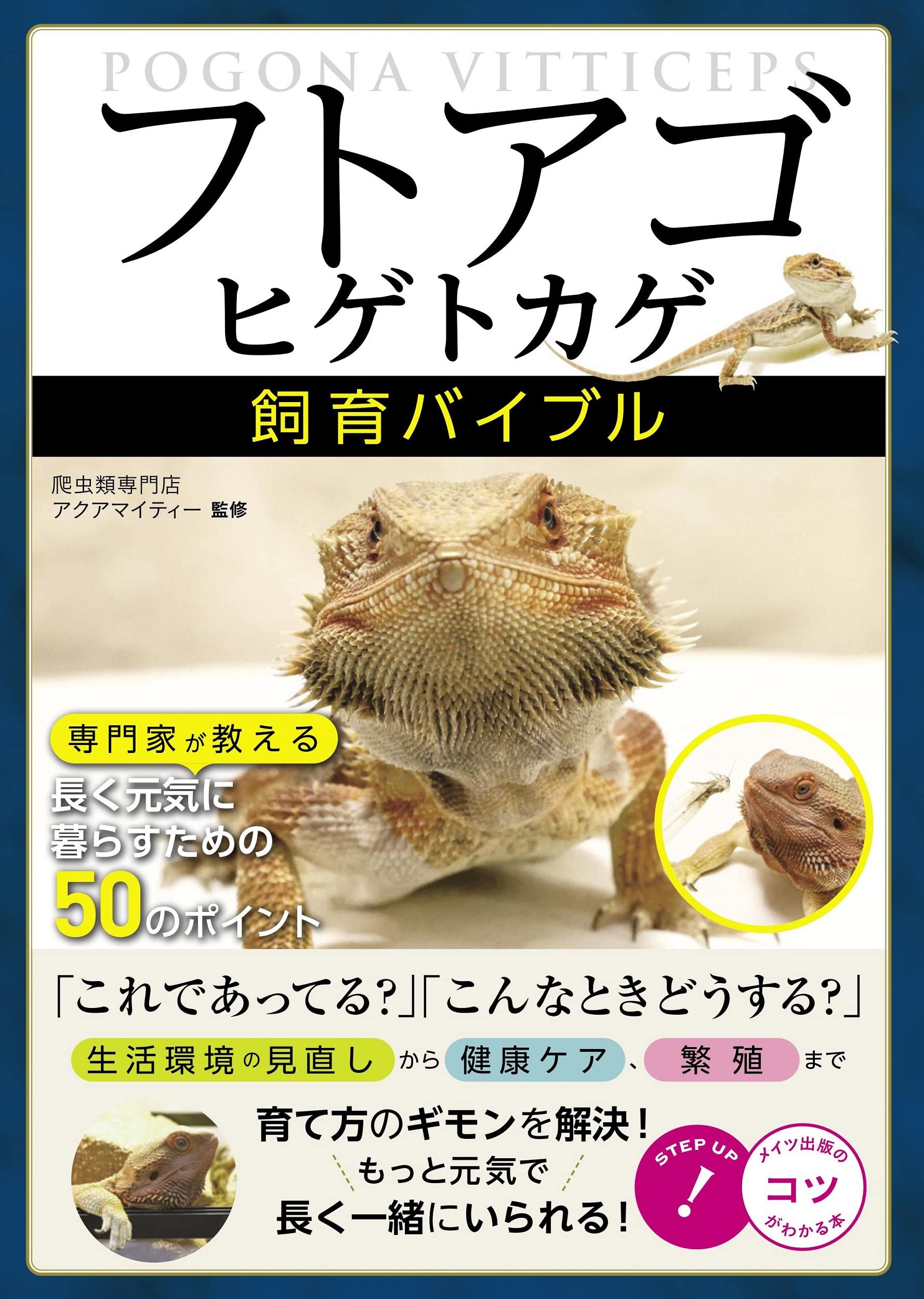 フトアゴヒゲトカゲ 飼育バイブル 専門家が教える長く元気に暮らすための50のポイント コツがわかる本 アクアマイティー 本 通販 Amazon