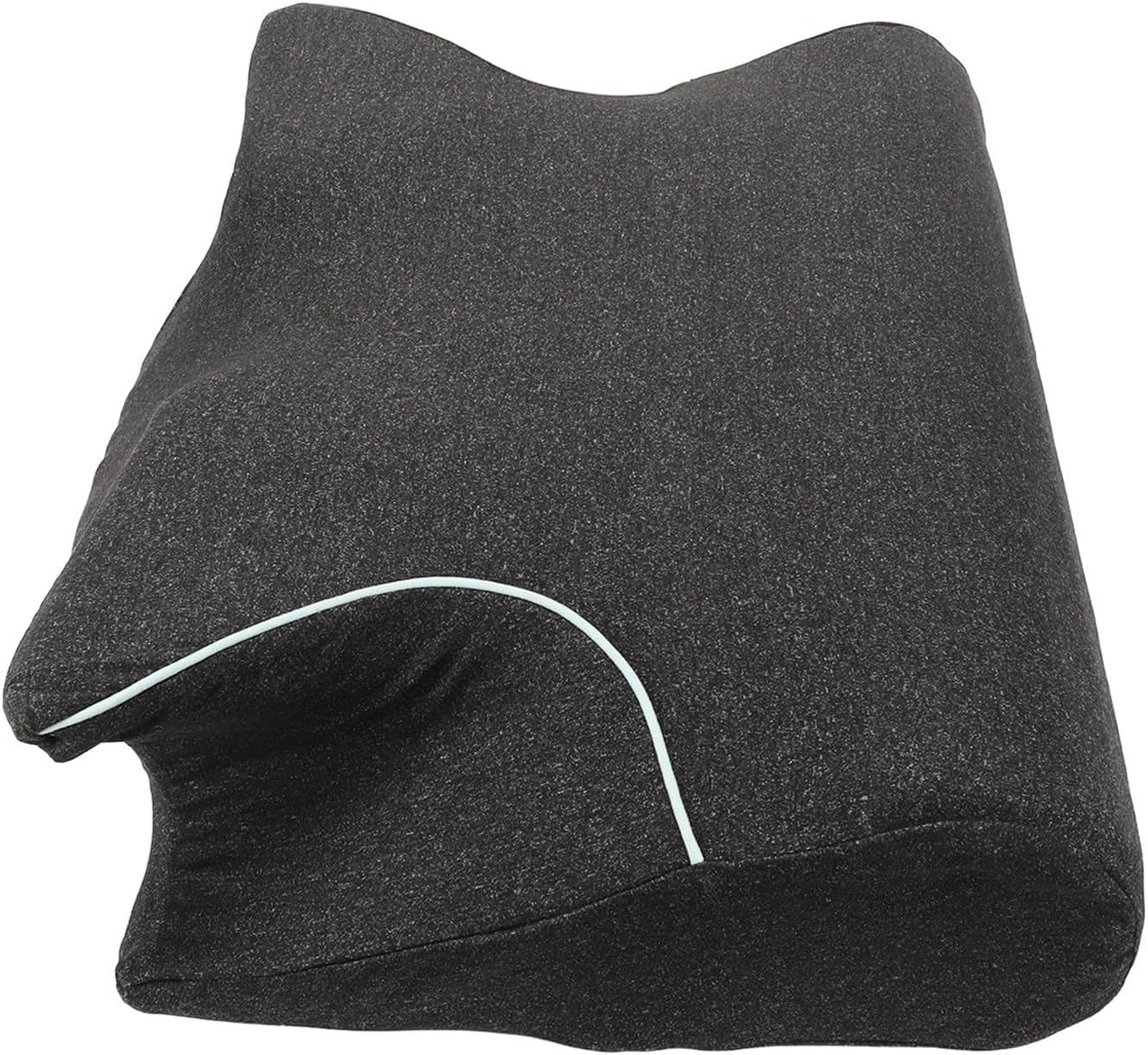 Horoper Cervical Pillow, Lash Pillow Neck Support Eyelash Extension Pillow, Soft Grafting Beauty Salon Pillow, Cervical Pillows Support for Protecting The Side(Black)