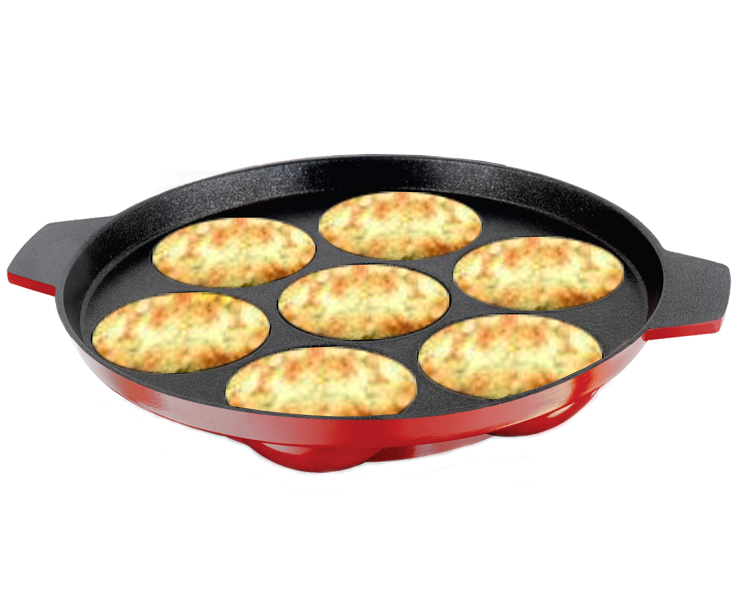 Non-Stick Aluminium Appampatram, Black
