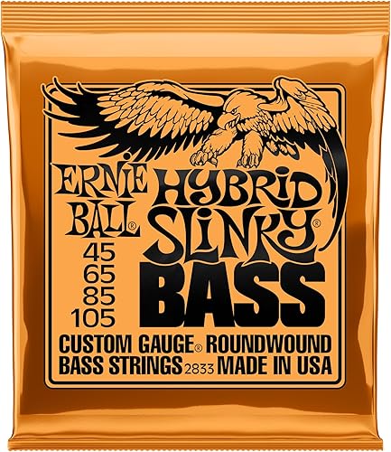 Miniatura 3 de Ernie Ball Cuerdas de guitarra bajo Slinky de níquel enrollado de 6 cuerdas, calibre 32-130 (P02838)