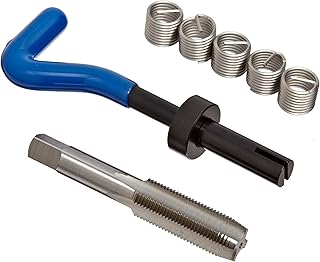 E-Z Lok EK31310 Helical Threaded Insert Kit, 304 Stainless Steel, 9/16"-18 Thread Size, 0.563" Installed Length (Pack of 5)