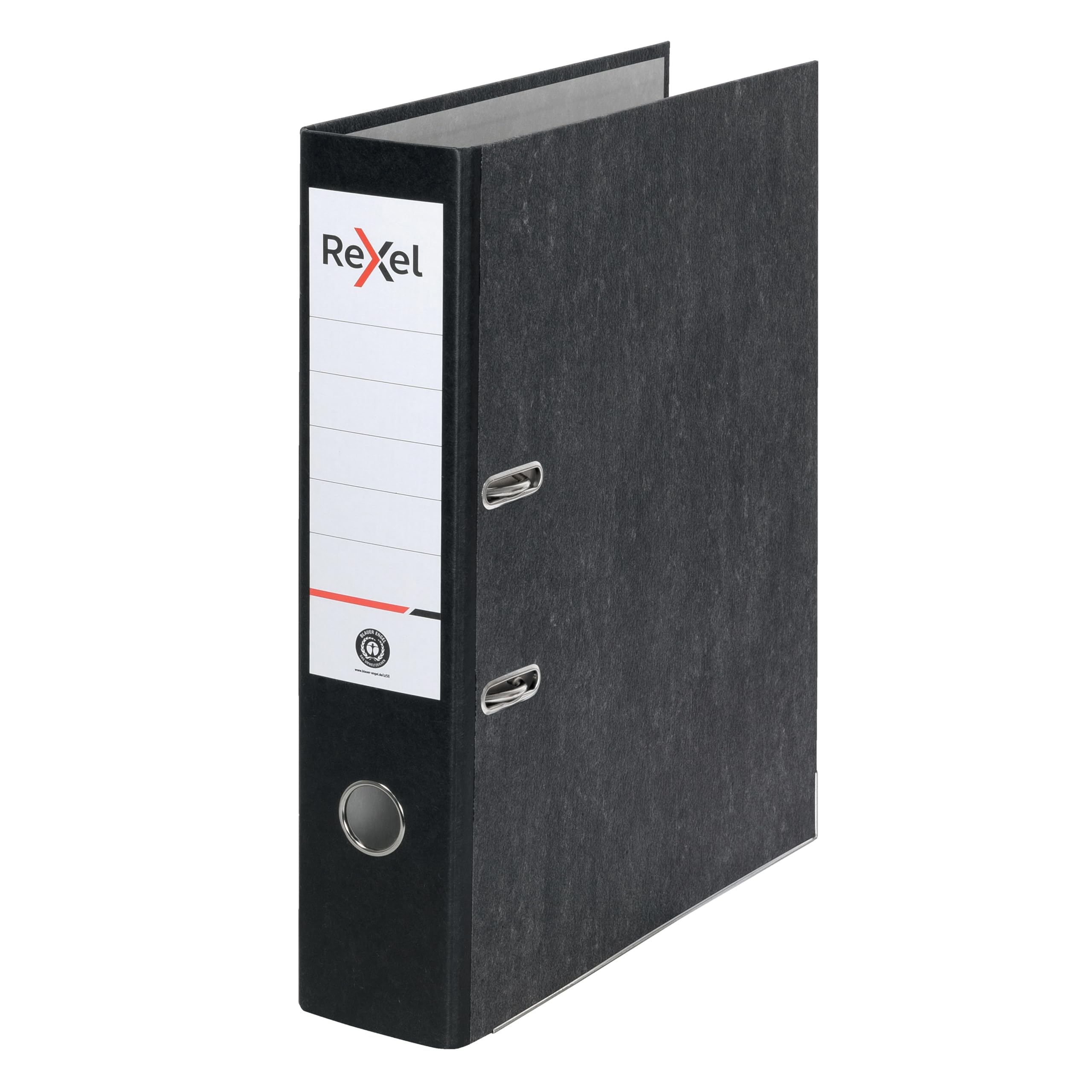 Rexel Lever Arch File Paper on Board Foolscap 75mm Spine Width Black