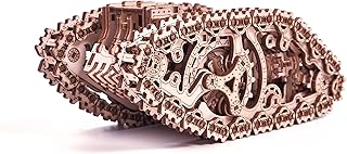 Wood Trick Steam Tank 3D Wooden Puzzles for Adults and Kids to Build - Rides up to 8 ft - Engineering DIY Mechanical Wood Model Kit