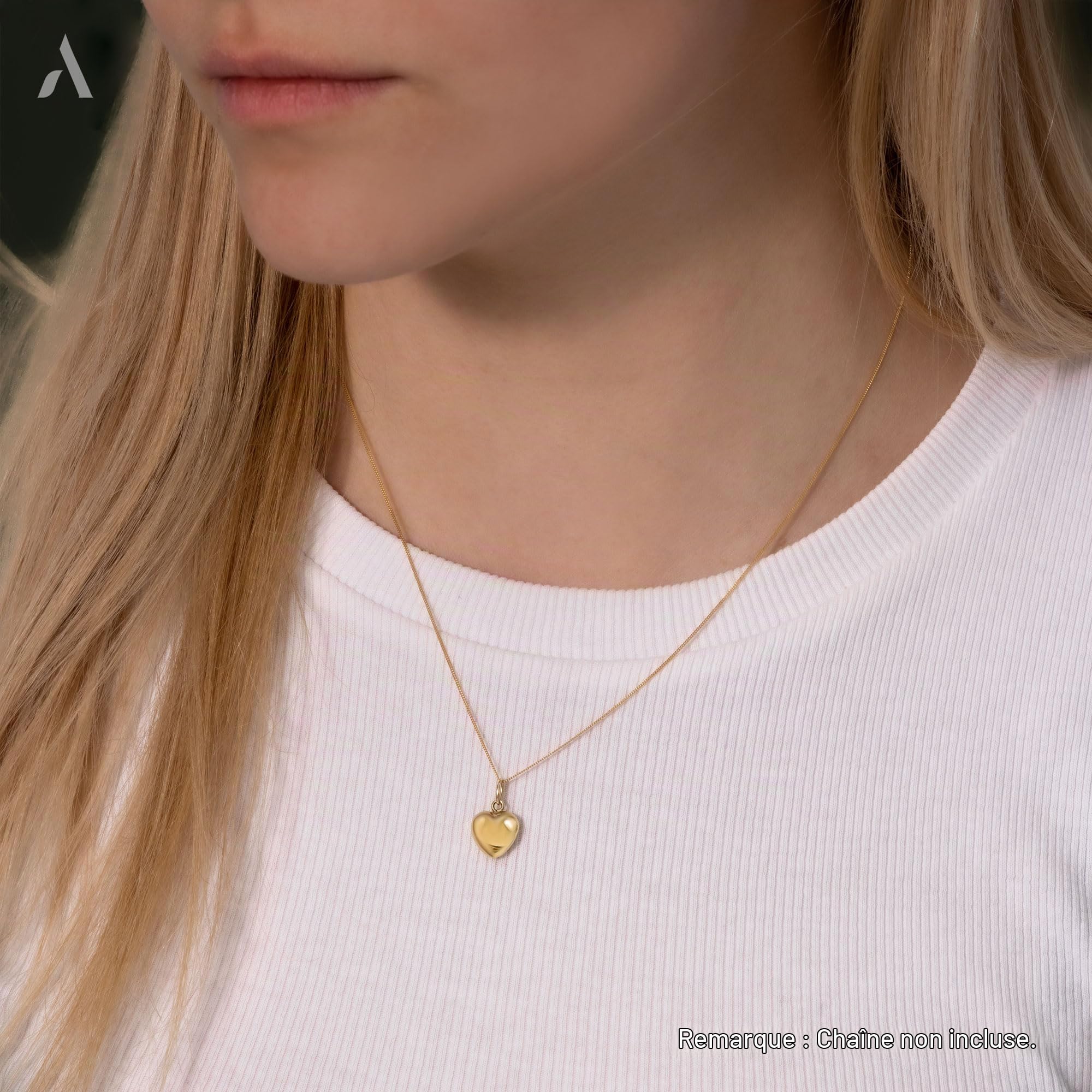 Amberta Allure Pendentif pour Femme en Or 9 Carats