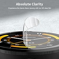 Vista 6 de LK 6 unidades para Garmin Venu 3 Protector de pantalla 45mm - Protector de pantalla de TPU suave autorreparable, antiarañazos para Garmin Venu 3
