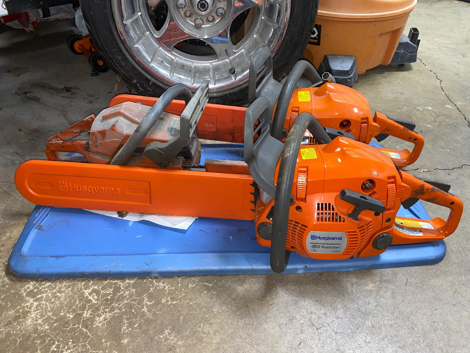 18/mo Finance Husqvarna 450R 450 Rancher Gas Chainsaw, Orange Buy
