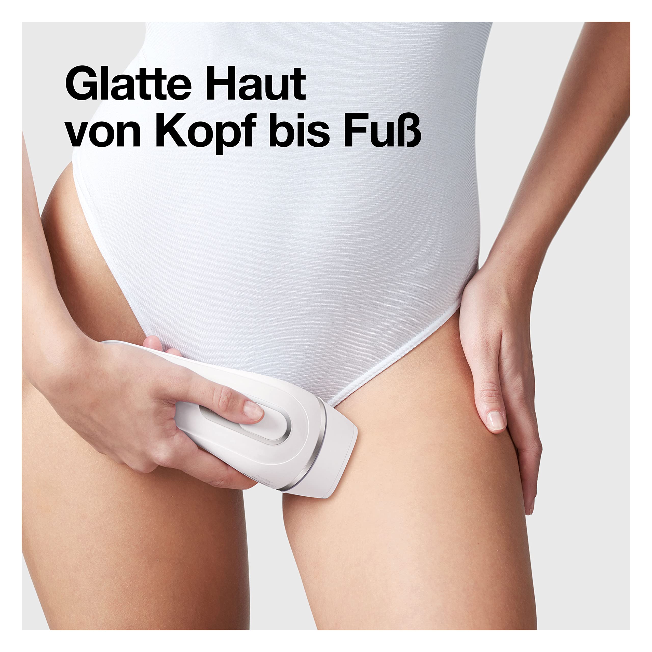 Braun IPL Silk Expert Pro 3 Haarentfernungsgerät Damen/Herren, 2 Aufsätze, sichtbare Haarentfernung, Designed In Germany, Venus Rasierer, Alternative zu Laser Haarentfernung, PL3121, Weiß/Silber