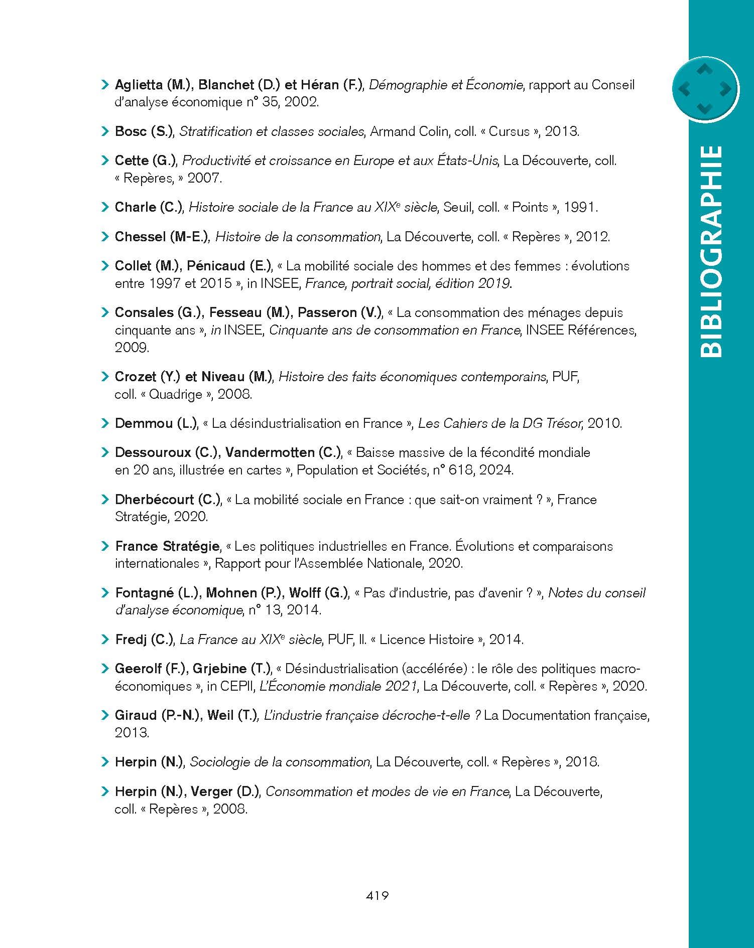 Économie, sociologie et histoire du monde contemporain 2024-2025: 1re et 2e années