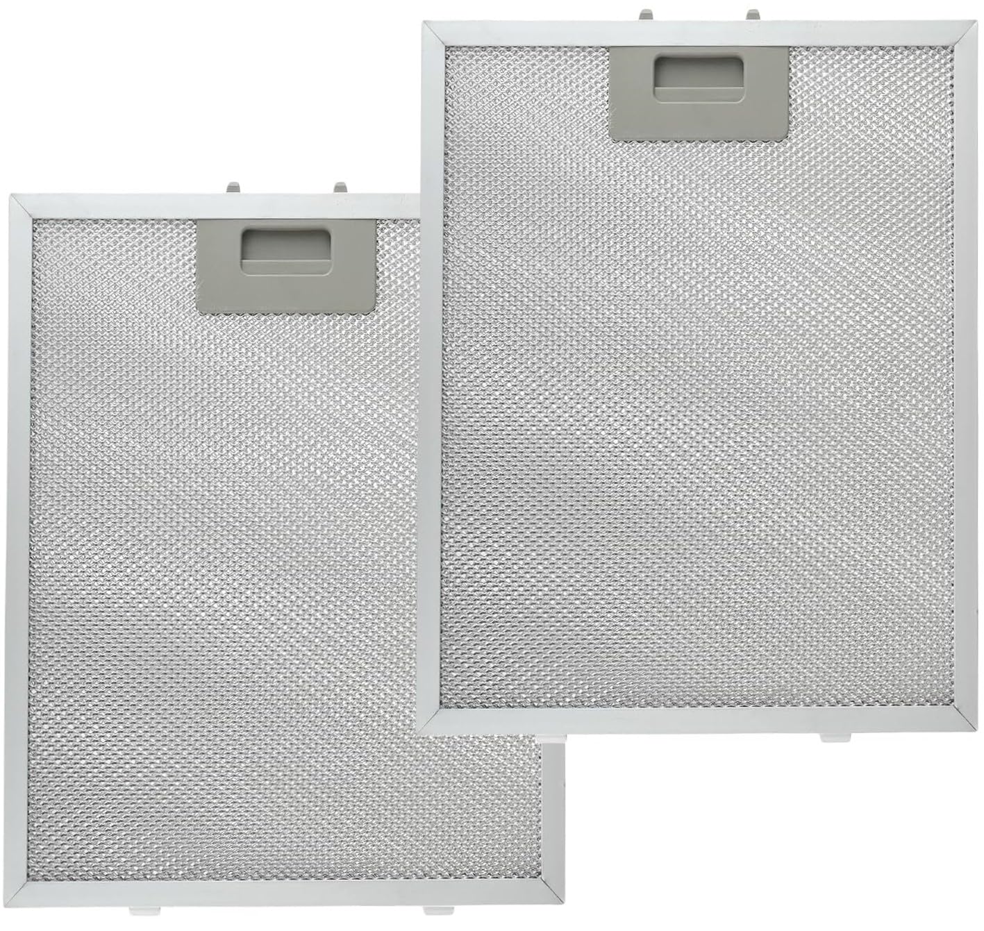 KAHEIGN 2 Piezas 5 Capas Filtros para Campana Extractora, 320mm x 260mm Filtro de Ventilación Universal de Malla de Aluminio Filtro de Grasa Metálico para Campanas Extractoras de Muchas Marcas Líderes